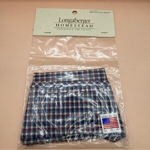 Longaberger Basket Liner 2007 CC Collectors Club Lunch Vacation Keepsake USA NIP